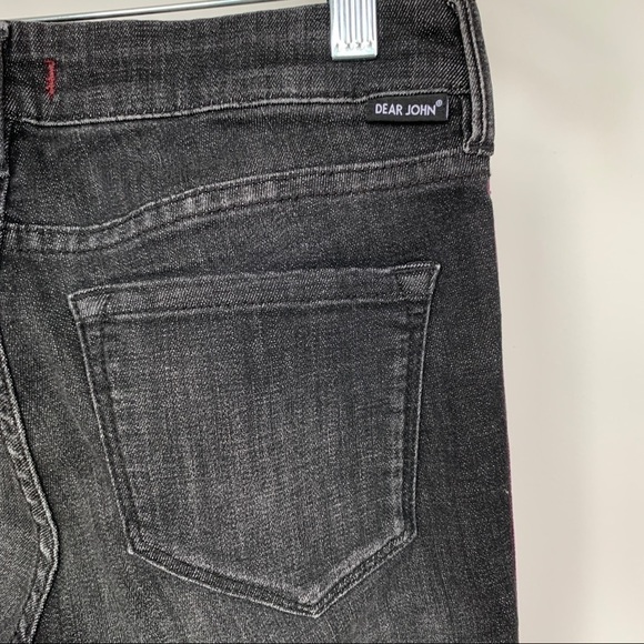 Dear John Slightly Fades Black High Waisted Skinny Jeans Size 26 - Picture 6 of 9